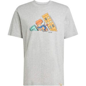T-shirt adidas Doodle Hunt Skate Graphic Gris Male M T-shirt adidas Doodle Hunt Skate Graphic Gris Male M