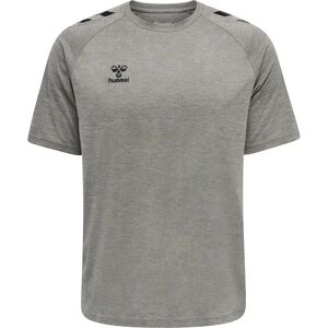 T-shirt Hummel Core Poly Gris Male L T-shirt Hummel Core Poly Gris Male L