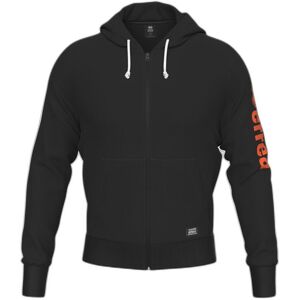 Hooded sweatshirt with zip Errea Essential Noir Male M Hooded sweatshirt with zip Errea Essential Noir Male M