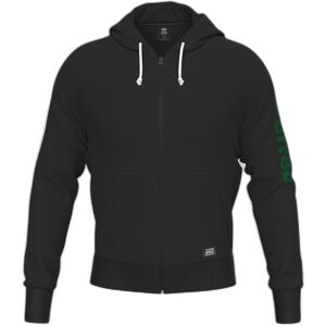Hooded sweatshirt with zip Errea Essential Noir Male M Hooded sweatshirt with zip Errea Essential Noir Male M