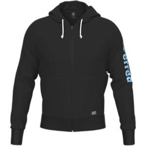 Sweat zipped hoodie Errea Essential Noir Male M Sweat zipped hoodie Errea Essential Noir Male M