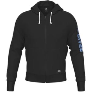 Sweat zipped hoodie Errea Essential Noir Male M Sweat zipped hoodie Errea Essential Noir Male M