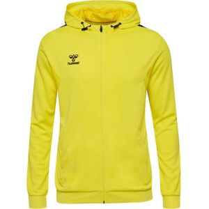 Hooded zipped-up polyester tracksuit jacket Hummel Authentic Jaune Male 3XL Hooded zipped-up polyester tracksuit jacket Hummel Authentic Jaune Male 3XL