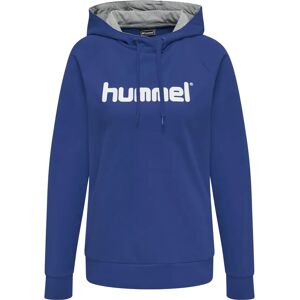 Women's hooded sweatshirt Hummel Cotton Logo Bleu Female XL Women's hooded sweatshirt Hummel Cotton Logo Bleu Female XL