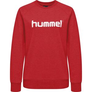 Sweatshirt woman Hummel Cotton Logo Rouge Female XS Sweatshirt woman Hummel Cotton Logo Rouge Female XS
