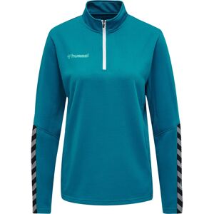 Sweatshirt woman Hummel demi-zip hmlAUTHENTIC Bleu Female XS Sweatshirt woman Hummel demi-zip hmlAUTHENTIC Bleu Female XS
