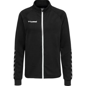 Hummel Women Black Poly Zip Jacket - Jacket Hummel Women Black Poly Zip Jacket - Jacket