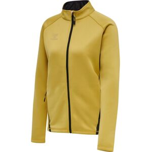 Women's zipped-up tracksuit jacket Hummel Cima XK Doré Female 2XL Women's zipped-up tracksuit jacket Hummel Cima XK Doré Female 2XL