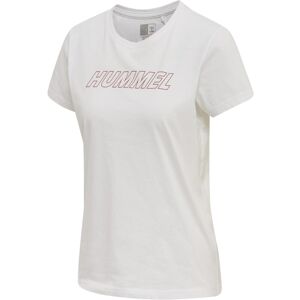 Women's cotton T-shirt Hummel TE Cali Blanc Female XL Women's cotton T-shirt Hummel TE Cali Blanc Female XL
