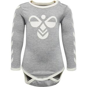 Baby bodysuit Hummel hmlFLIPPER Gris Unisex 6/9 monthes Baby bodysuit Hummel hmlFLIPPER Gris Unisex 6/9 monthes
