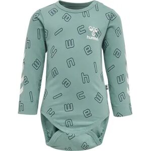 Long sleeve bodysuit for baby boy Hummel Athens Bleu Male 4/6 monthes Long sleeve bodysuit for baby boy Hummel Athens Bleu Male 4/6 monthes