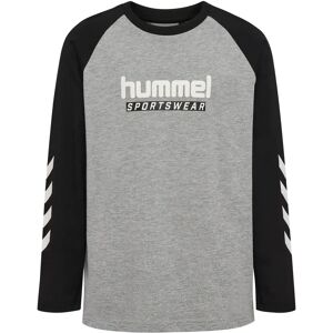 Long-sleeved T-shirt with children's logo Hummel Gris Unisex 7/8 years Long-sleeved T-shirt with children's logo Hummel Gris Unisex 7/8 years