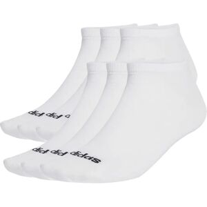 Football Socks adidas Linear Crew (x6) Blanc Unisex 34/36 Football Socks adidas Linear Crew (x6) Blanc Unisex 34/36