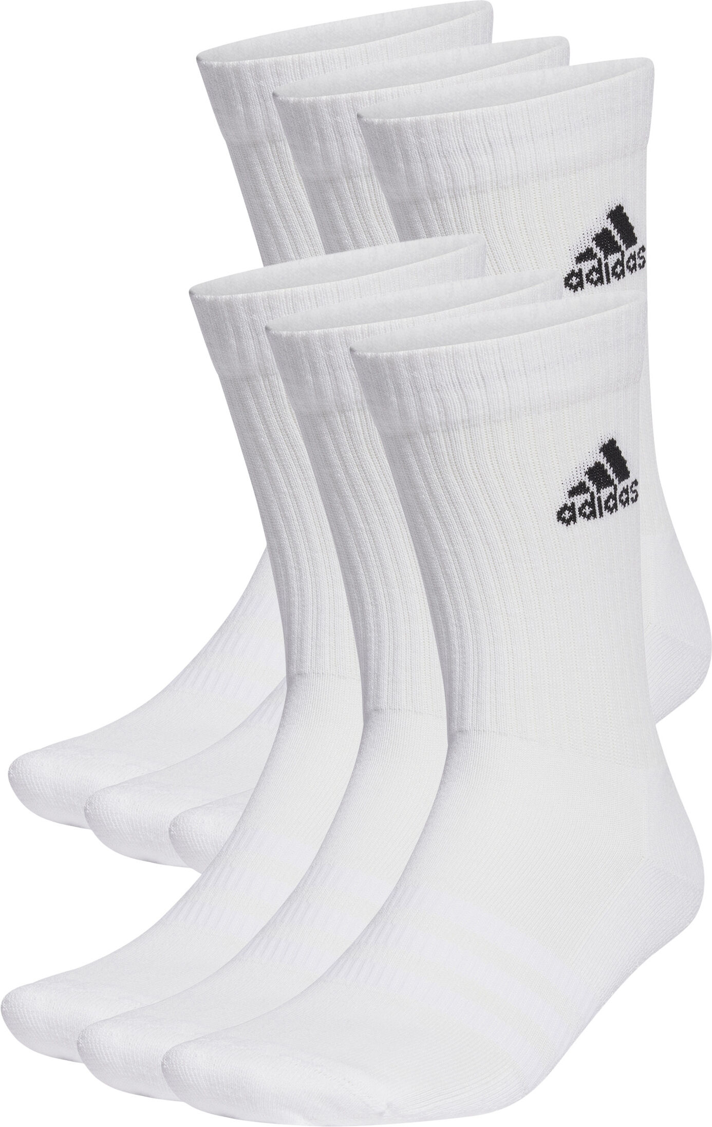 Low socks adidas Sportswear (x6) Blanc Unisex 43/45
