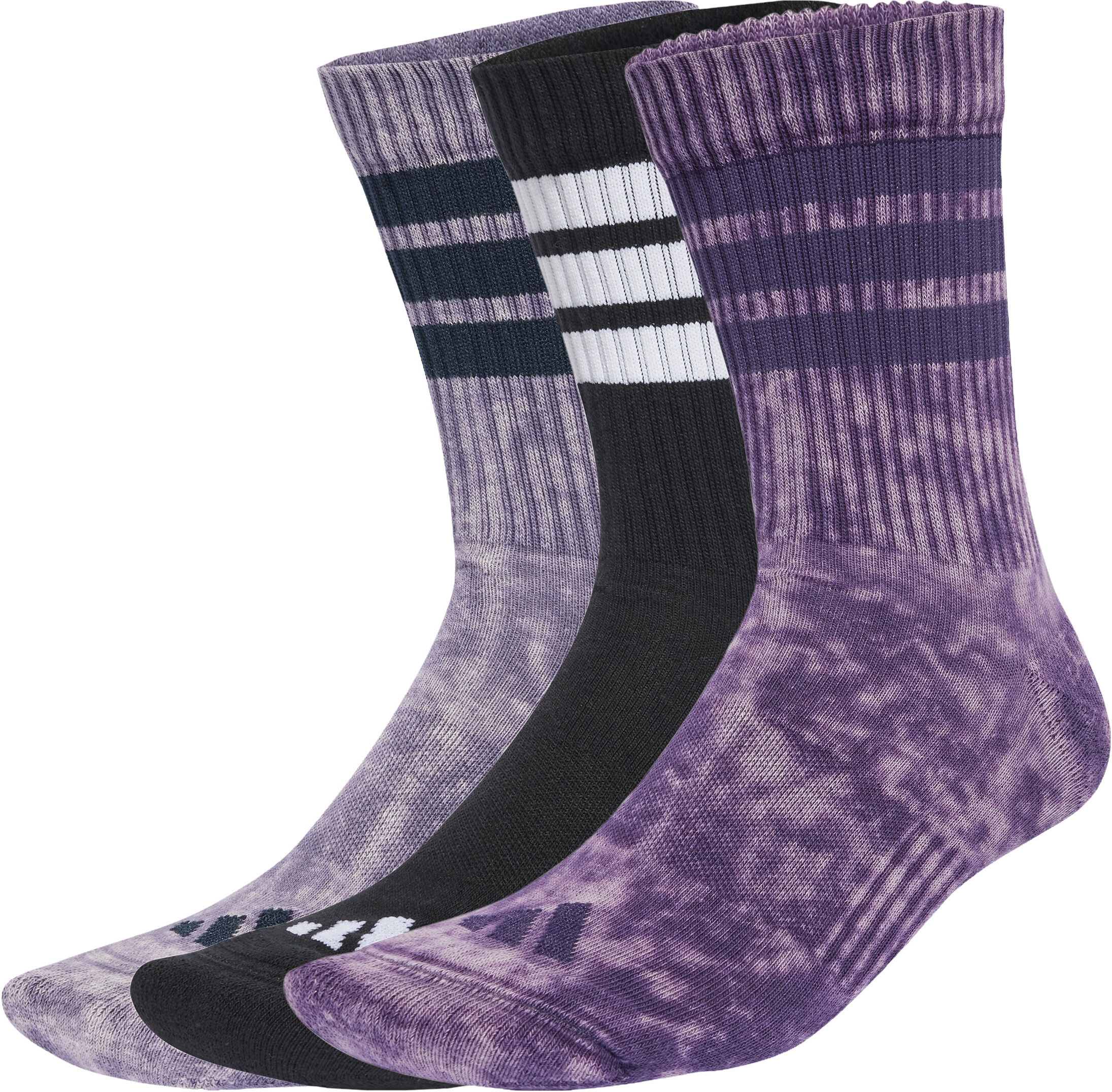 Mid-calf socks adidas Stonewash (x3) Violet Unisex 43/46