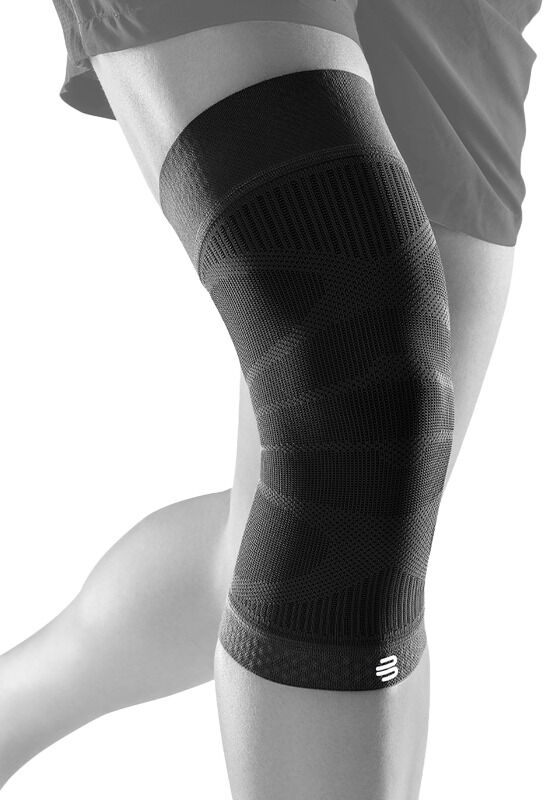Sports compression knee brace Bauerfeind Noir Unisex S