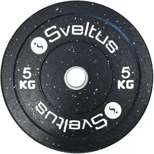 Olympic weight disc Sveltus Bumper Noir Unisex 45x3 cm Olympic weight disc Sveltus Bumper Noir Unisex 45x3 cm