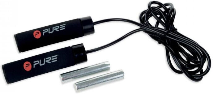 Skipping Rope Pure2Improve Weighted Noir Unisex One size