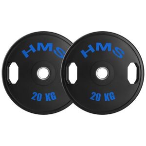 Rubber-coated weight disc HMS TOG20 Olimpijski Bleu Unisex 2x20 kg Rubber-coated weight disc HMS TOG20 Olimpijski Bleu Unisex 2x20 kg
