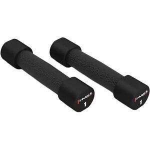 Polyurethane dumbbell HMS HPT01 (x2) Noir Unisex 2x1 kg Polyurethane dumbbell HMS HPT01 (x2) Noir Unisex 2x1 kg