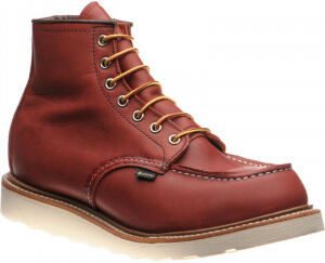 Red Wing 6-Inch Classic Moc rubber-soled boots in Russet Taos (Irish Setter) 6 male