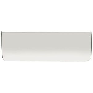 Frelan Internal front door letter tidy flap, satin chrome, 356mm x 125mm