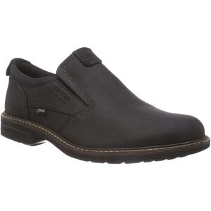 Ecco Turn Leather Men's Slip On Shoes - Black - Size:UK 6.5-7 Ecco Turn Leather Men's Slip On Shoes - Black - Size:UK 6.5-7