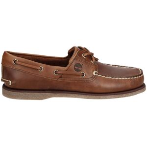 Timberland Classic Boat 2 Eye Leather Men's Boat Shoes - Medium Brown - Size:UK 8 Timberland Classic Boat 2 Eye Leather Men's Boat Shoes - Medium Brown - Size:UK 8