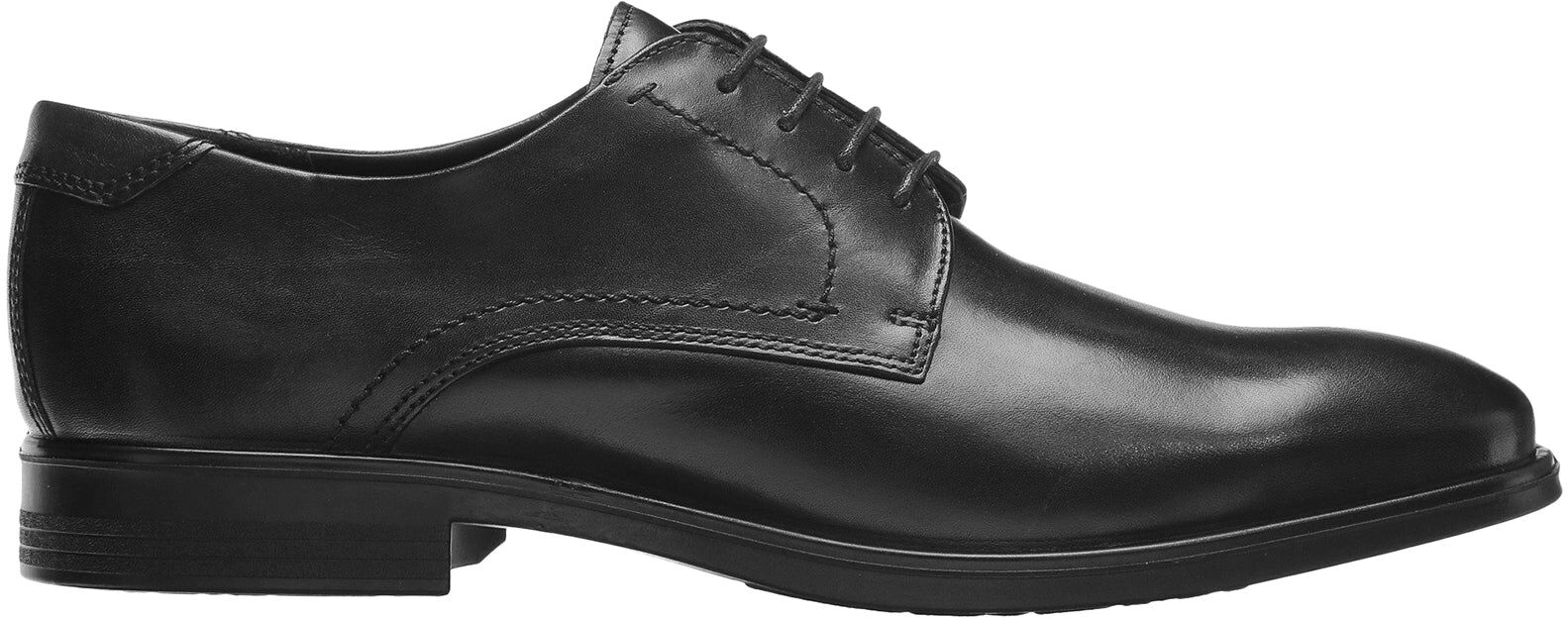 Ecco Melbourne Leather Men's Lace Up Shoes - Black Magnet - Size:UK 10.5-11