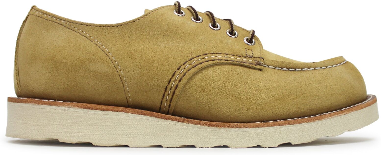 Red Wing Shop Moc Oxford Roughout Leather Men's Comfort Shoes - Hawthorne - Size:UK 10.5