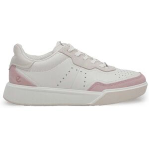 Ecco Street Court Leather Women's Fashion Trainers - Old Rose White Rose Dust - Size:UK 6.5-7 Ecco Street Court Leather Women's Fashion Trainers - Old Rose White Rose Dust - Size:UK 6.5-7