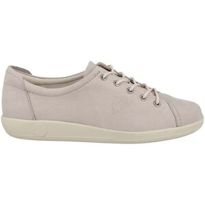 Ecco Soft 2.0 206503 Leather Women's Low Top Trainers - Grey Rose - Size:UK 4.5 Ecco Soft 2.0 206503 Leather Women's Low Top Trainers - Grey Rose - Size:UK 4.5