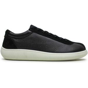 Ecco Soft Zero Leather Women's Lace Up Trainers - Black Black - Size:UK 8-8.5 Ecco Soft Zero Leather Women's Lace Up Trainers - Black Black - Size:UK 8-8.5
