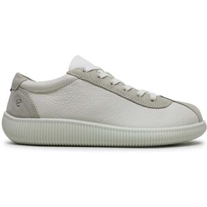 Ecco Soft Zero Leather Women's Comfort Trainers - White Shadow White - Size:UK 6 Ecco Soft Zero Leather Women's Comfort Trainers - White Shadow White - Size:UK 6