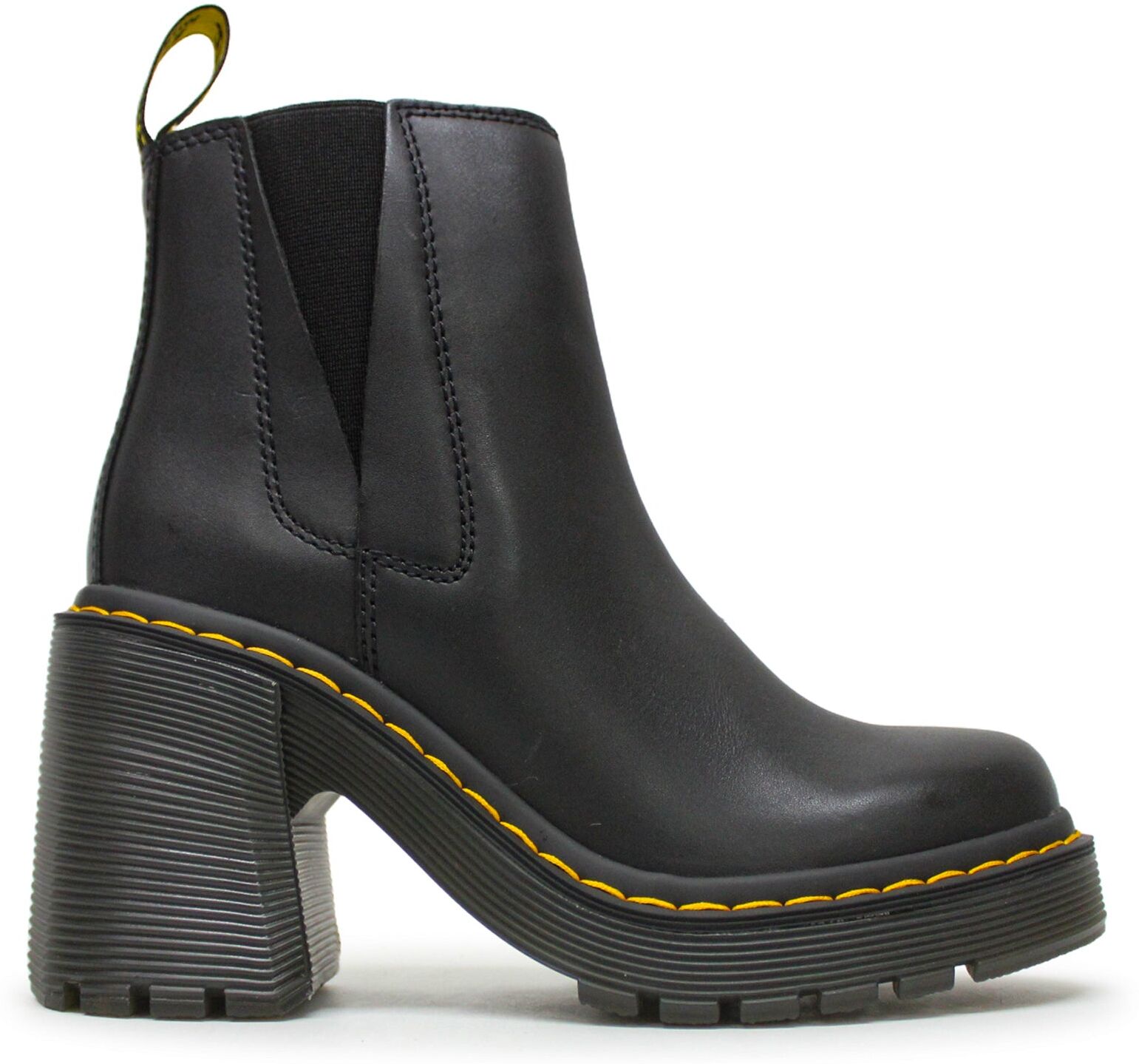 Dr. Martens Spence Sendal Leather Women's Chelsea Boots - Black - Size:UK 7