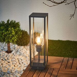 Pillar Light Annalea Lucande, Black, Aluminium, Modern, Outdoor lights Pillar Light Annalea Lucande, Black, Aluminium, Modern, Outdoor lights