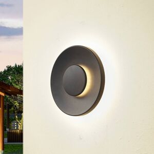 LED Outdoor Wall Light Kayana Lucande, Black, Aluminium, Modern, Outdoor Wall Light LED Outdoor Wall Light Kayana Lucande, Black, Aluminium, Modern, Outdoor Wall Light