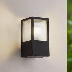 Outdoor Wall Light Klemens Lucande, dimmable, Black, Aluminium, Modern, Outdoor Wall Light Outdoor Wall Light Klemens Lucande, dimmable, Black, Aluminium, Modern, Outdoor Wall Light