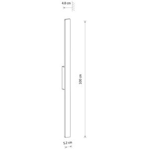 LED Outdoor Wall Light Demi M Nowodvorski Lighting, Black, Aluminium, Outdoor Wall Light LED Outdoor Wall Light Demi M Nowodvorski Lighting, Black, Aluminium, Outdoor Wall Light