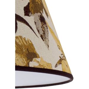 Sofia lampshade, height 31 cm, yellow floral pattern Duolla, Yellow / orange, Textile / fabric / silk Sofia lampshade, height 31 cm, yellow floral pattern Duolla, Yellow / orange, Textile / fabric / silk