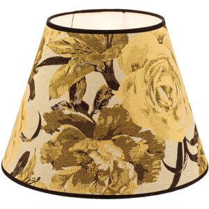 Sofia lampshade, height 25 cm, yellow floral pattern Duolla, Yellow / orange, Textile / fabric / silk Sofia lampshade, height 25 cm, yellow floral pattern Duolla, Yellow / orange, Textile / fabric / silk
