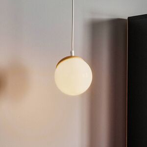 Milagro Sfera Pendant Lamp - Wooden and Glass Minimalist Light Milagro Sfera Pendant Lamp - Wooden and Glass Minimalist Light