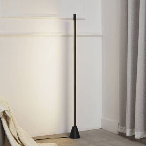 LED Floor Lamp Linija Lucande, dimmable, Black, Living / Dining Room, Aluminium, Modern, Floor Lamp LED Floor Lamp Linija Lucande, dimmable, Black, Living / Dining Room, Aluminium, Modern, Floor Lamp