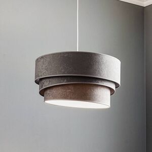 Pendant Light Devon Duolla, dimmable, Alu / grey / zinc, Living / Dining Room, Textile / fabric / silk, Modern, Ceiling Light Pendant Light Devon Duolla, dimmable, Alu / grey / zinc, Living / Dining Room, Textile / fabric / silk, Modern, Ceiling Light