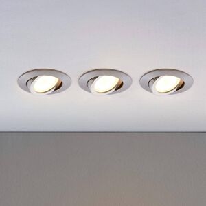 LED recessed spotlight Andrej, round, aluminium, set of 3 Andrej Lindby, Alu / grey / zinc, Living / Dining Room, Plastic, Modern, Spotlight Recessed LED recessed spotlight Andrej, round, aluminium, set of 3 Andrej Lindby, Alu / grey / zinc, Living / Dining Room, Plastic, Modern, Spotlight Recessed
