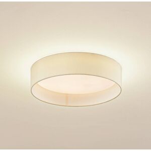 LED Ceiling Light Eilif Lindby, Cream / amber, Living / Dining Room, Textile / fabric / silk, Modern, Ceiling Light LED Ceiling Light Eilif Lindby, Cream / amber, Living / Dining Room, Textile / fabric / silk, Modern, Ceiling Light