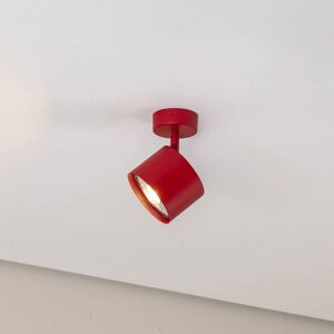 Chloe adjustable 1-bulb downlight, red Argon, dimmable, Red, Living / Dining Room, metal, Modern, Ceiling Light Chloe adjustable 1-bulb downlight, red Argon, dimmable, Red, Living / Dining Room, metal, Modern, Ceiling Light