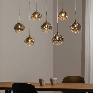 Glass Pendant Light Herman Lucea, dimmable, Brass / gold, Living / Dining Room, metal, Modern, Ceiling Light Glass Pendant Light Herman Lucea, dimmable, Brass / gold, Living / Dining Room, metal, Modern, Ceiling Light