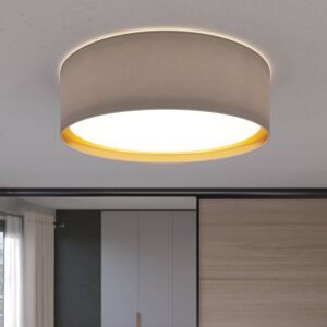 TK Lighting Bilbao 60cm Cylindrical Ceiling Light - White, Gold, Brown - Ceiling Light TK Lighting Bilbao 60cm Cylindrical Ceiling Light - White, Gold, Brown - Ceiling Light