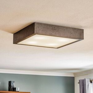 Wooden Ceiling Light Tromsö Argon, Alu / grey / zinc, Living / Dining Room, Wood, Ceiling Light Wooden Ceiling Light Tromsö Argon, Alu / grey / zinc, Living / Dining Room, Wood, Ceiling Light